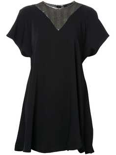 Ellery футболка с деталью в клетку