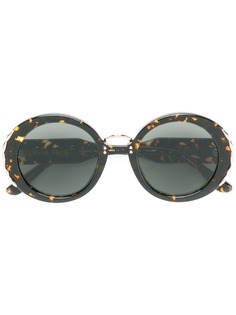 Elie Saab декорированные солнцезащитные очки в круглой оправе