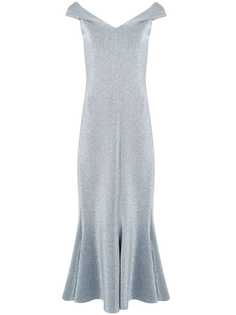 Rosetta Getty платье с металлизированным эффектом