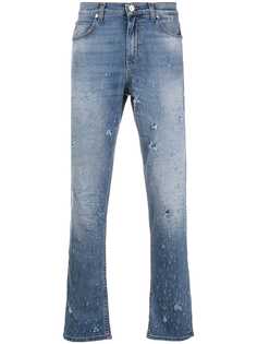 Versace Jeans джинсы с эффектом потертости