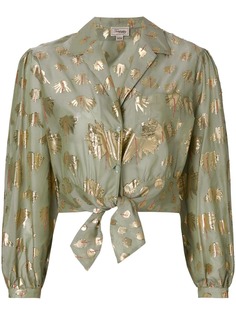 Temperley London рубашка Riviera с завязками на животе