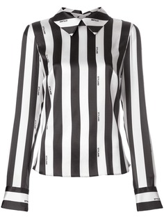 Styland полосатая блузка с логотипами бренда