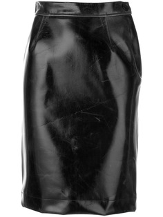 Vivienne Westwood Anglomania юбка-карандаш с мятым эффектом