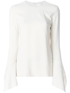 Victoria Beckham блузка с расклешенными манжетами