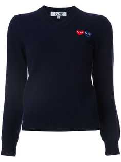 Comme Des Garçons Play джемпер с V-образным вырезом