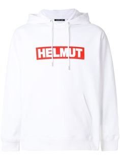 Helmut Lang толстовка с логотипом и капюшоном