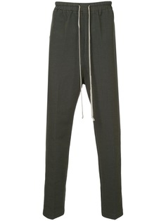 Rick Owens зауженные брюки на завязках