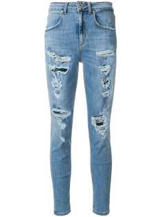 Dondup джинсы скинни с рваными деталями