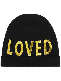 Gucci шапка с вышивкой Loved