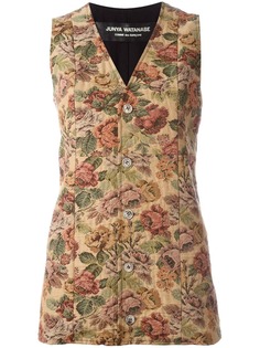 Junya Watanabe Comme des Garçons Pre-Owned жилетка с цветочным принтом