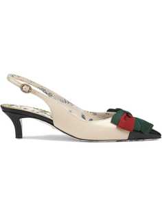 Gucci туфли-лодочки с бантом Web
