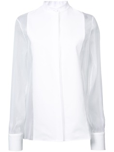 Lanvin прозрачная блузка