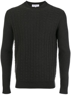 Salvatore Ferragamo джемпер в рубчик с круглым вырезом