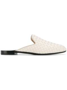 Bottega Veneta мюли с плетеным дизайном Intercciato