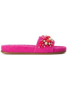 Aquazzura шлепанцы Bon Bon