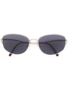 Christian Dior солнцезащитные очки в металлической оправе