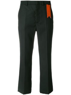 The Gigi укороченные брюки с контрастной биркой