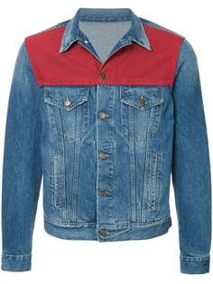 Ports V джинсовая куртка с контрастной панелью