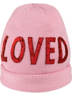 Gucci шапка с вышивкой Loved