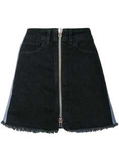 Marcelo Burlon County Of Milan джинсовая юбка со вставками