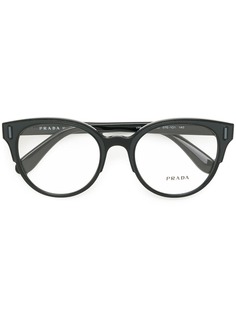 Prada Eyewear закругленные очки в оправе "кошачий глаз"
