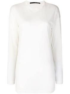 Isabel Benenato топ с круглым вырезом