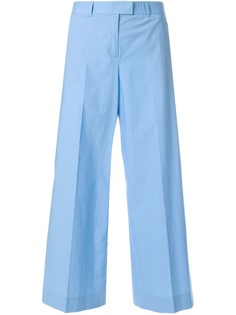 Moschino Pre-Owned укороченные брюки с широкими штанинами