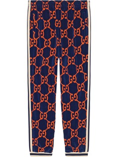 Gucci спортивные брюки с узором GG
