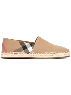Burberry эспадрильи в клетку