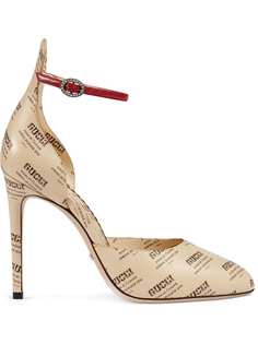 Gucci туфли-лодочки с принтом Gucci Invite