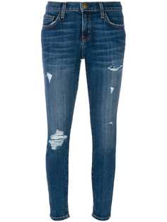 Current/Elliott джинсы скинни с порванными деталями