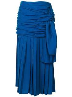 Versace Pre-Owned плиссированная юбка с присборенными деталями