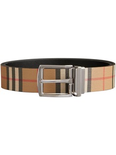 Burberry двухсторонний ремень в клетку Vintage Check