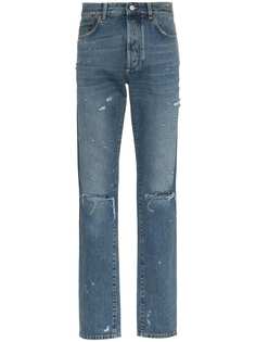Givenchy джинсы узкого кроя с эффектом потертости