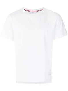 Thom Browne трикотажная свободная футболка с боковыми разрезами