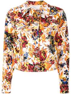 MSGM flower print jacket