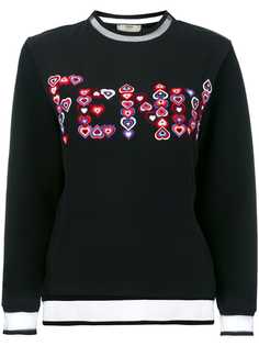 Fendi декорированная толстовка