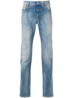 Closed прямые джинсы с выцветшим эффектом