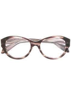 Alexander McQueen Eyewear очки с круглой оправой
