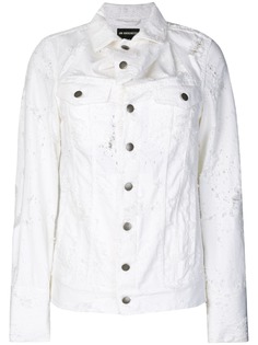 Ann Demeulemeester джинсовая куртка с рваными деталями
