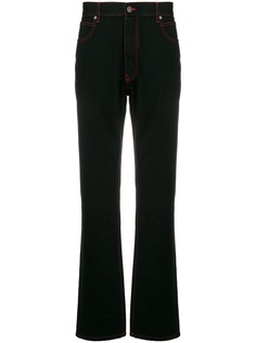 Calvin Klein 205W39nyc расклешенные джинсы с декоративной строчкой