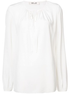 Diane von Furstenberg блузка с вырезом капелькой