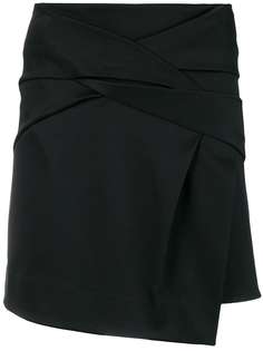 Helmut Lang юбка с драпировками
