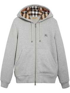 Burberry толстовка с капюшоном с узором в клетку
