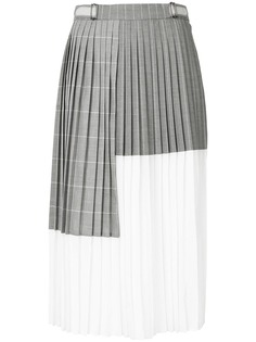 Gauchère плиссированная юбка миди в стиле колор-блок