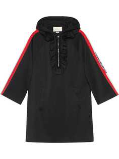 Gucci платье из джерси с капюшоном