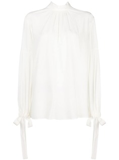 Prada плиссированная блузка