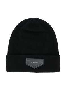 Givenchy Kids шапка-бини с бляшкой с логотипом