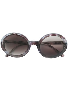 Bottega Veneta Eyewear oversized round shaped sunglasses