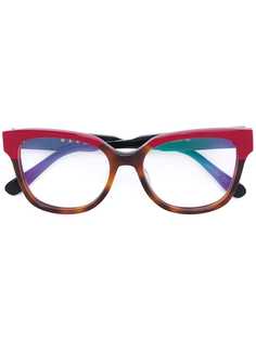Marni Eyewear очки в оправе в стиле колор-блок